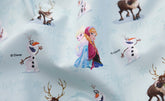 Disney Frozen Elsa Anna Olaf Sven Fabric printed in Korea by the Half Yard